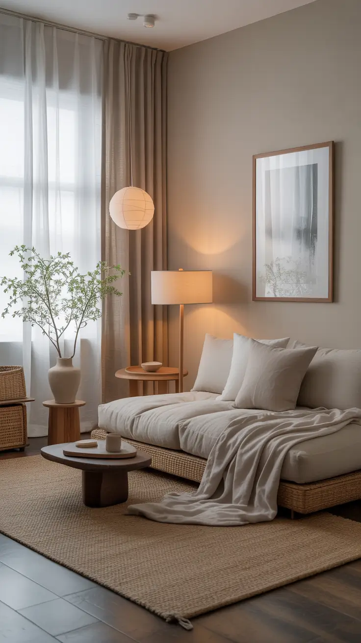 Compact Living Room Ideas 2026 Zen Minimalism For Peaceful Living