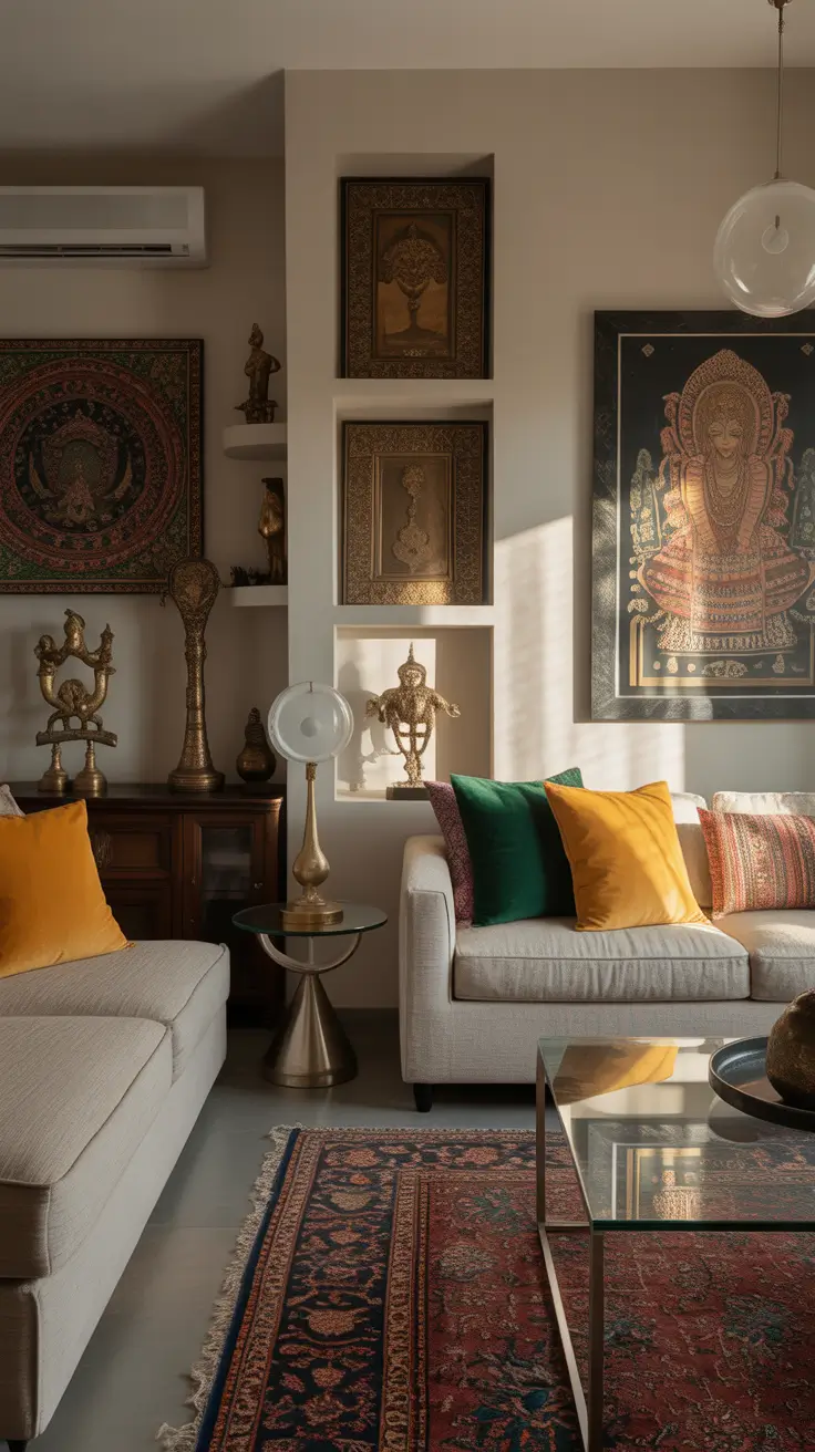 Compact Living Room Ideas 2026 Modern Indian Apartments With A Global Soul