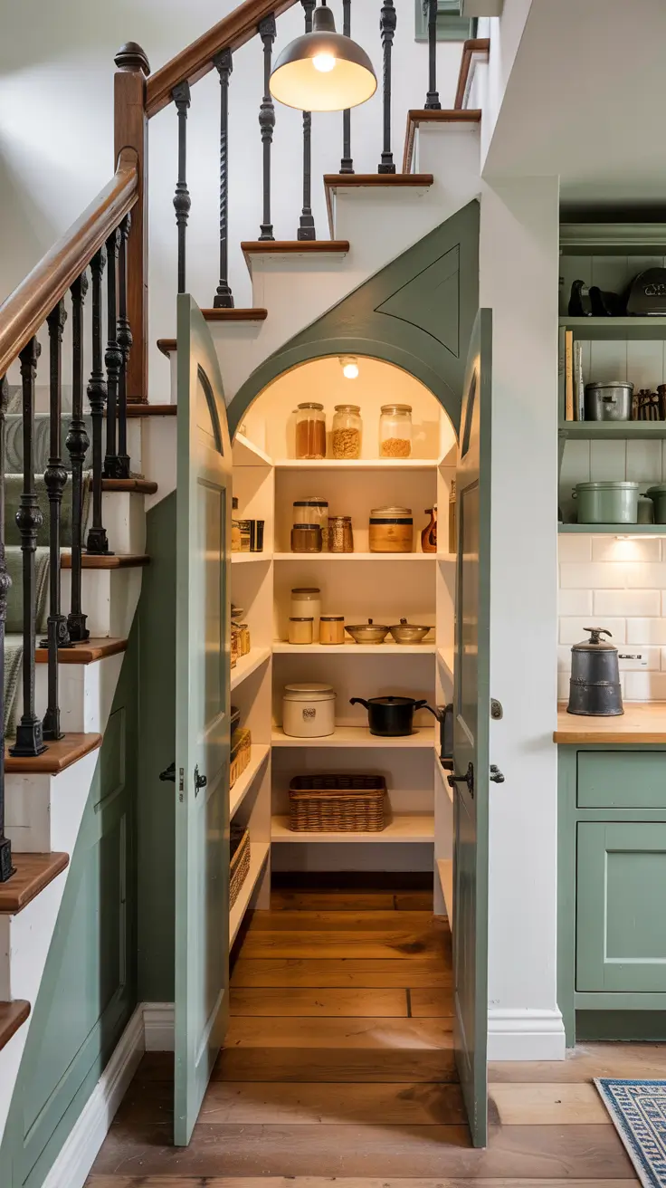 Hidden pantry ideas 2026 – Tucking A Hidden Walk In Pantry Under The Stairs