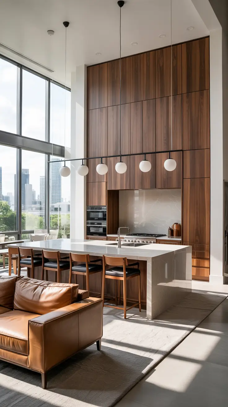 Hidden pantry ideas 2026 Open Concept Kitchen Layout With An Invisible Pantry Wall