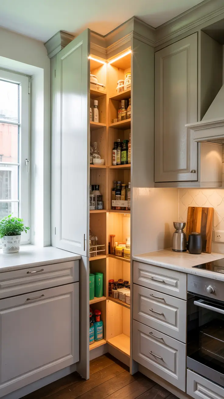 Hidden pantry ideas 2026 Small Kitchen Hidden Pantry Tricks That Actually Work