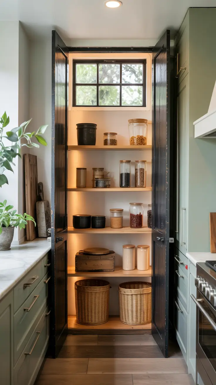 Hidden pantry ideas 2026 Sustainable Materials For Future Ready Hidden Pantry Ideas