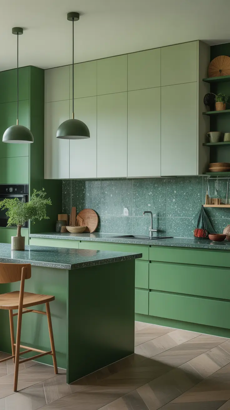 Kitchen colors ideas 2026 – Green Kitchens Leading The Trend Wave