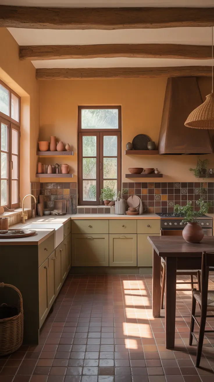 Kitchen colors ideas 2026 – Earth-Tone Kitchens Rooted In Warmth And Nature
