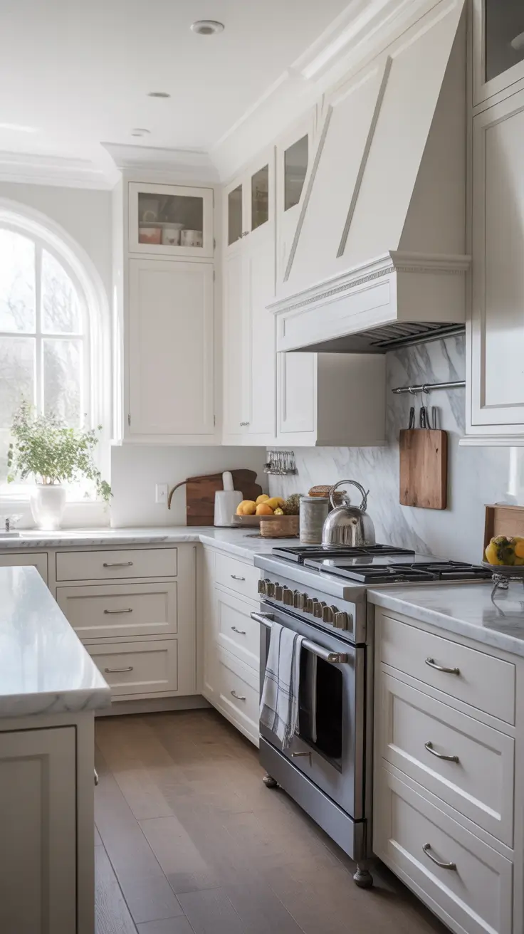 Kitchen colors ideas 2026 – Crisp White Cabinets Staying Timeless