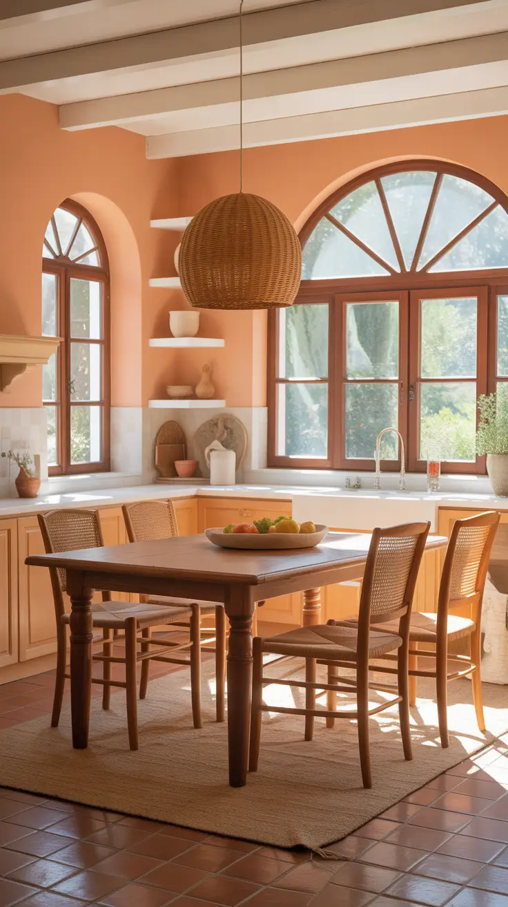 Kitchen colors ideas 2026 – Sun-Drenched Warm Shades For Light-Loving Homes
