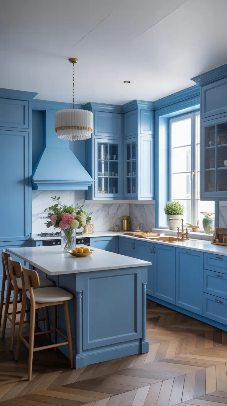 Kitchen colors ideas 2026 – Blue Kitchens Taking Over The Trend Boards