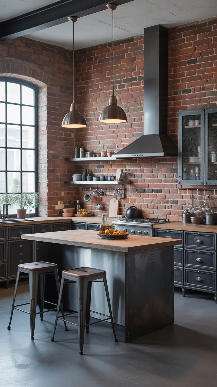 Kitchen colors ideas 2026 – Metal Accents And Colors For Chic Industrial Kitchens