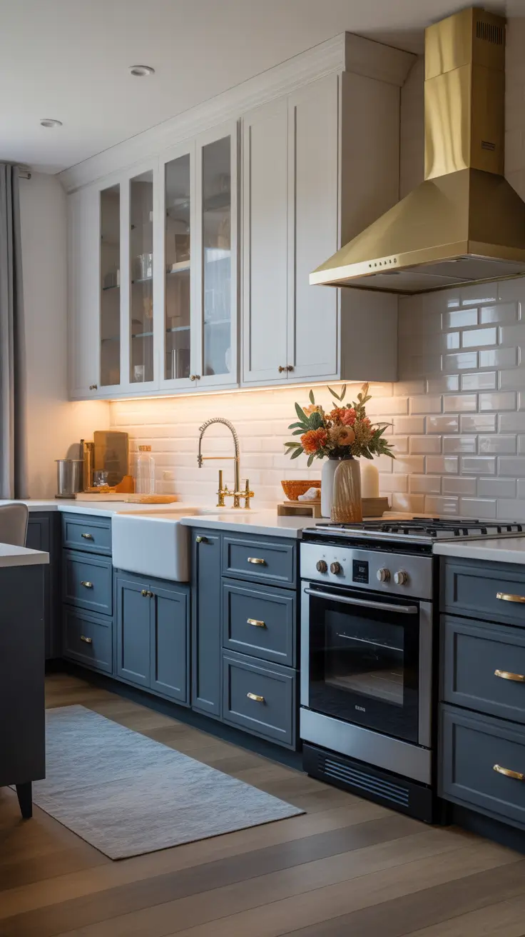 Kitchen colors ideas 2026 – Two-Tone Color Schemes Making A Stylish Return