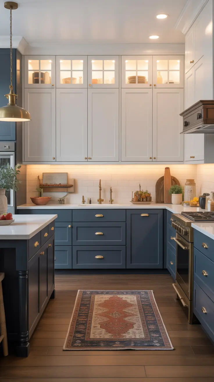 Kitchen colors ideas 2026 – Two-Tone Color Schemes Making A Stylish Return