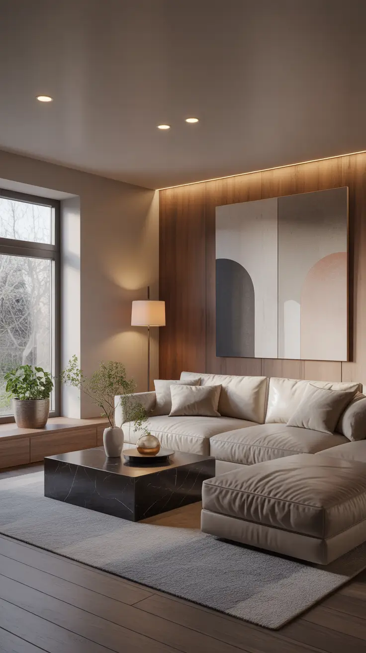 Living room remodel ideas 2026 Zoning Ideas For Basement and Sunken Living Rooms