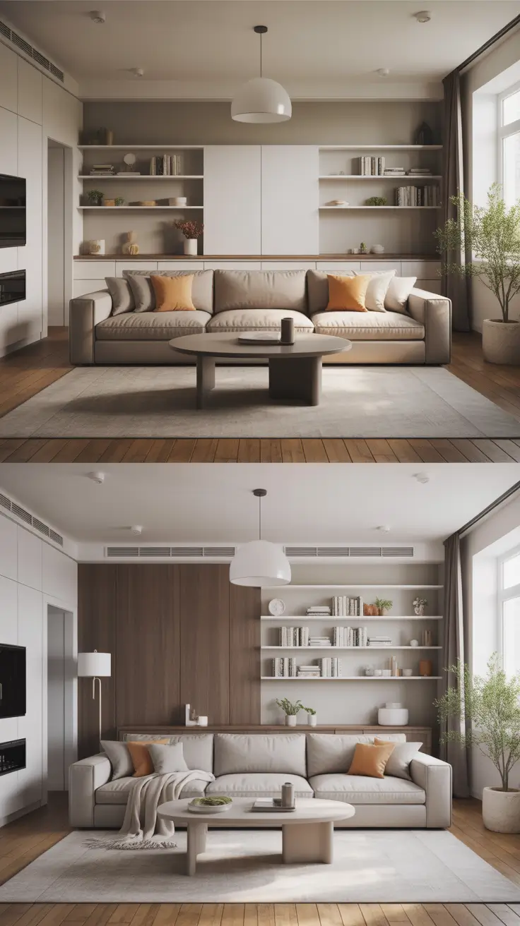 Living room remodel ideas 2026 – Before-and-After Living Room Transformations