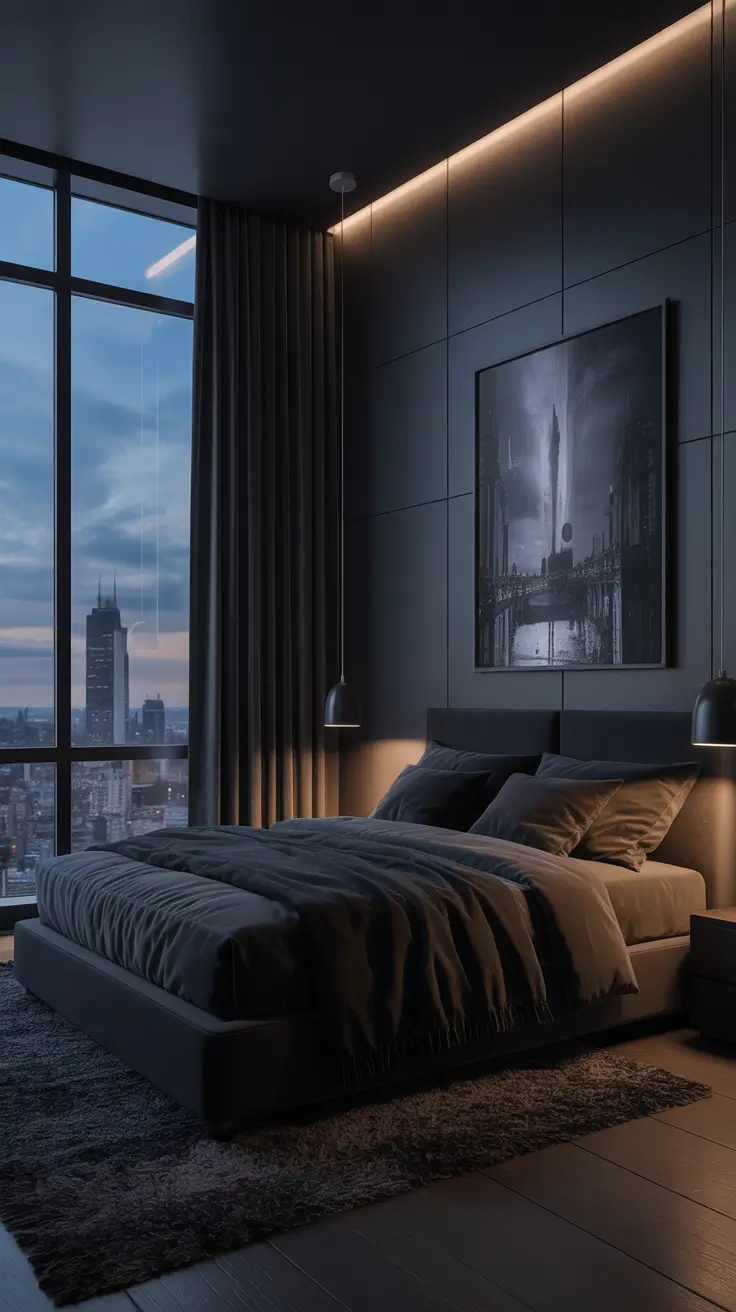 Minimalists Bedroom Ideas 2026 Dark Minimalism Moody Sleek And Sophisticated