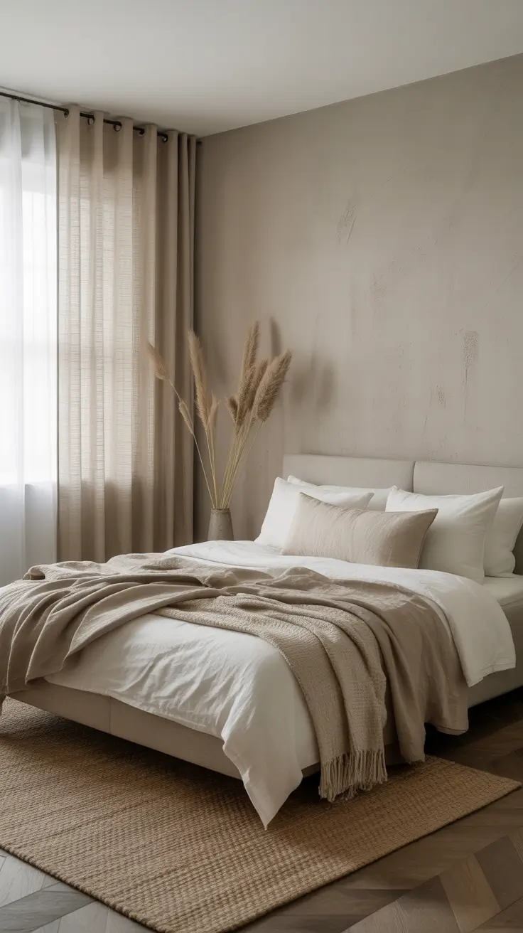 Minimalists Bedroom Ideas 2026 Layered Textures In Minimalist Bedrooms