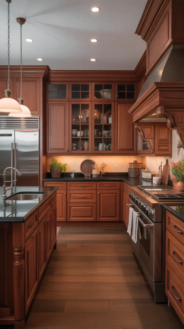 Oak kitchen ideas 2026 Red Oak Kitchens That Redefine Classic Warmth