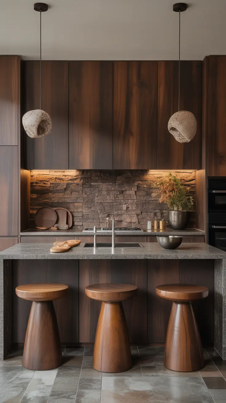 Oak kitchen ideas 2026 Brown Oak Kitchens With Rich Organic Texture