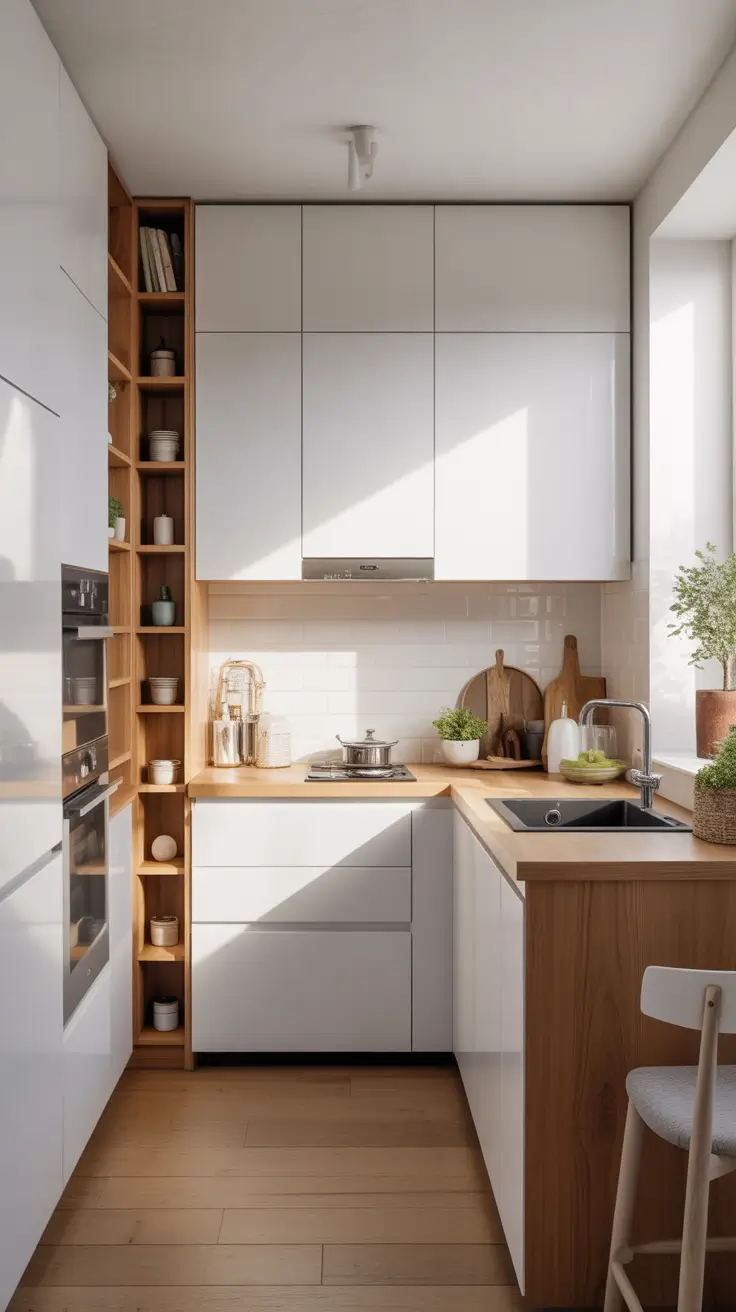 Oak kitchen ideas 2026 Small White Oak Kitchens Designed To Feel Bigger