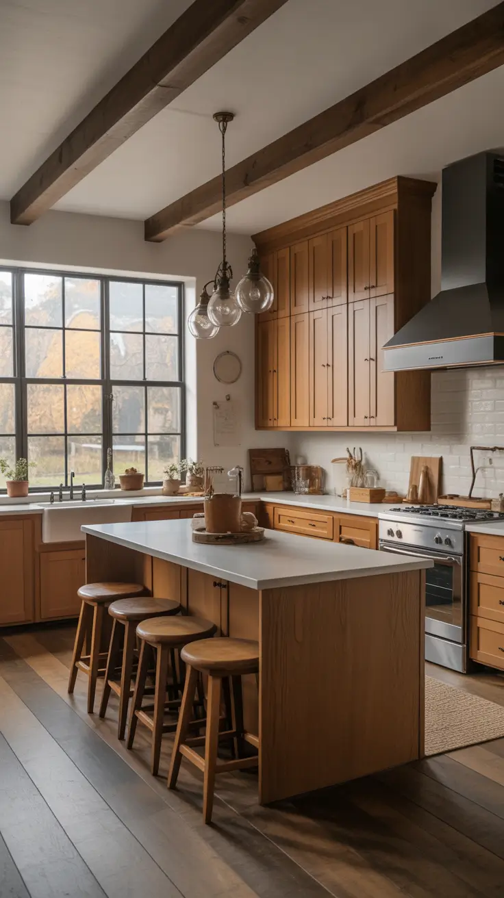 Oak kitchen ideas 2026 Farmhouse Oak Kitchens With Fresh Updated Details