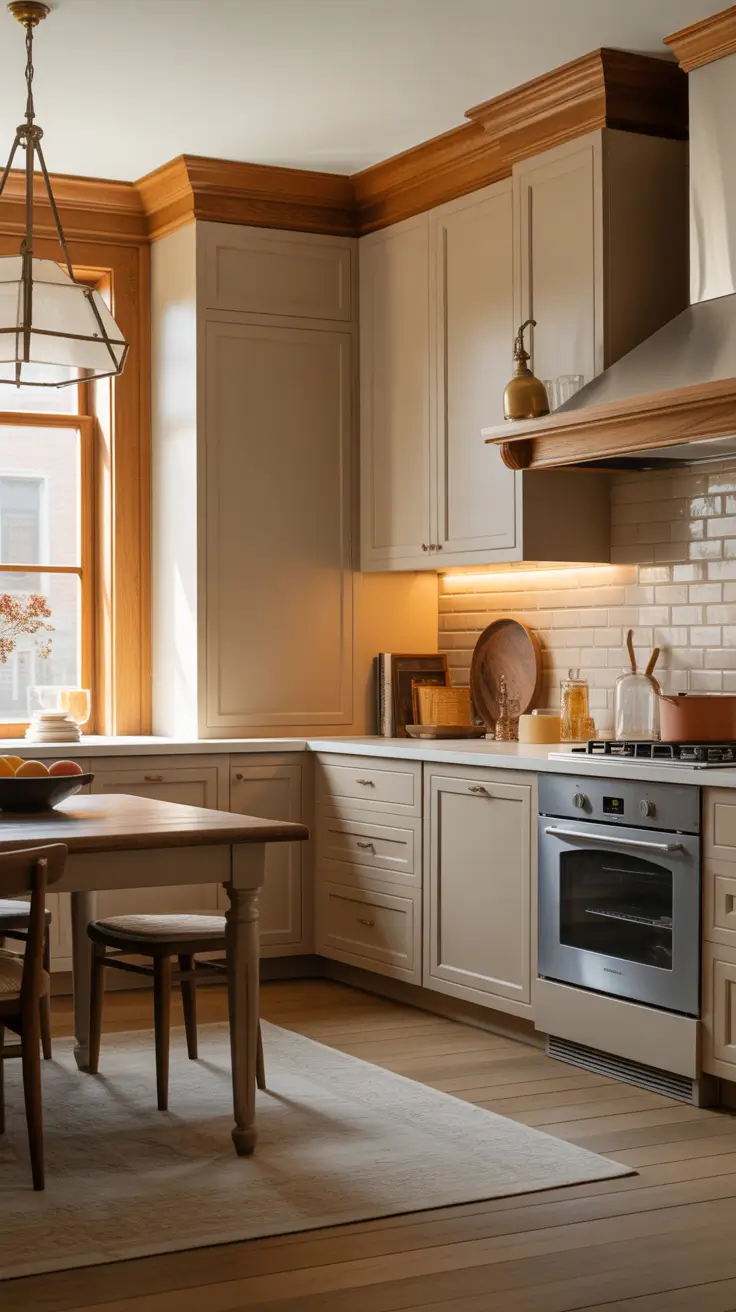 Oak kitchen ideas 2026 Golden Oak Accents For Warm Timeless Charm