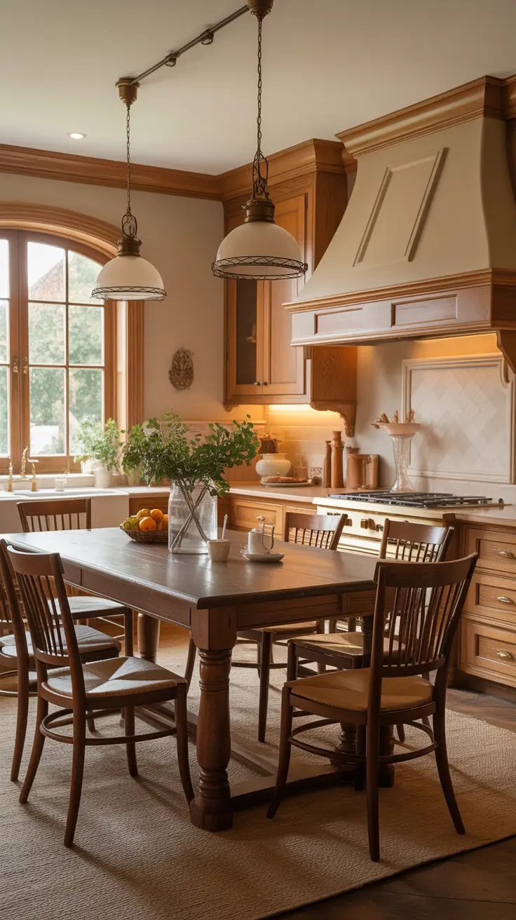 Oak kitchen ideas 2026 Golden Oak Accents For Warm Timeless Charm