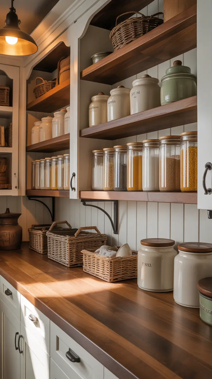 Pantry Organization Ideas 2026 A Farmhouse Style Pantry With Modern Flair