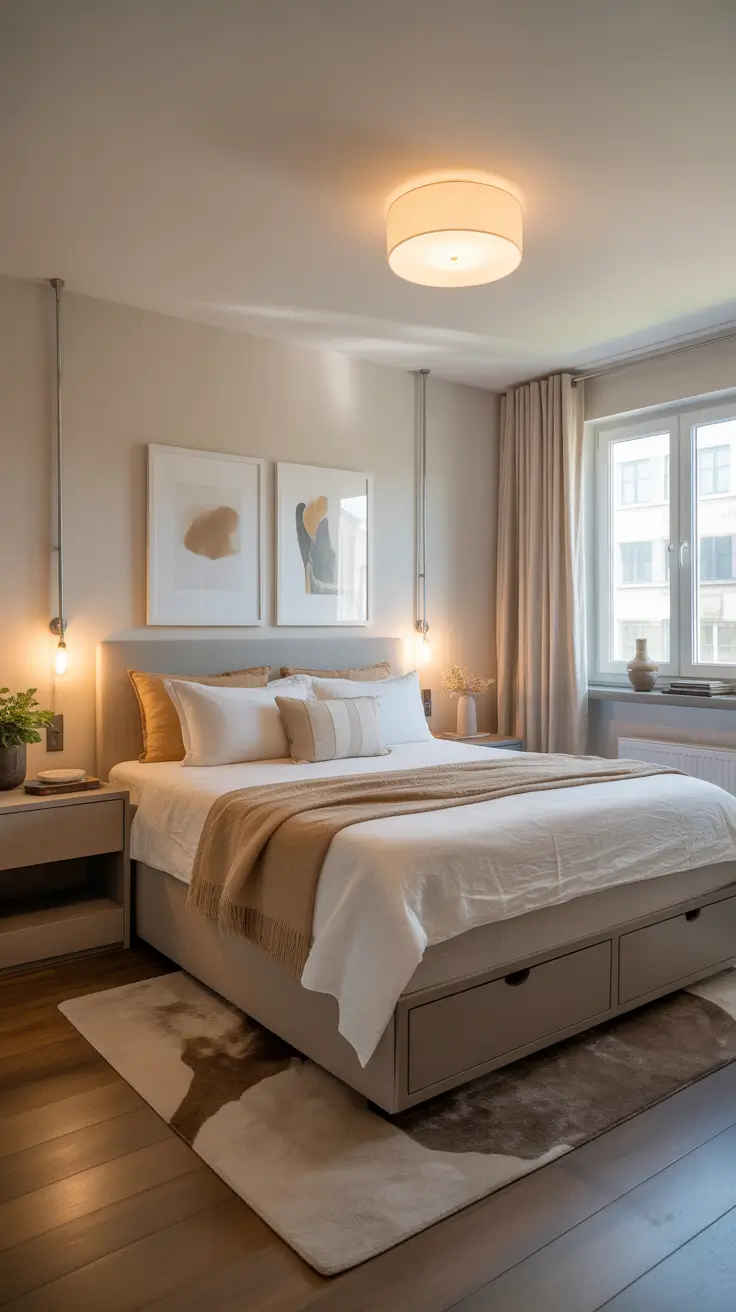 Tiny Bedroom Ideas 2026 Queen Bed In A Tiny Bedroom Smart Styling Tips