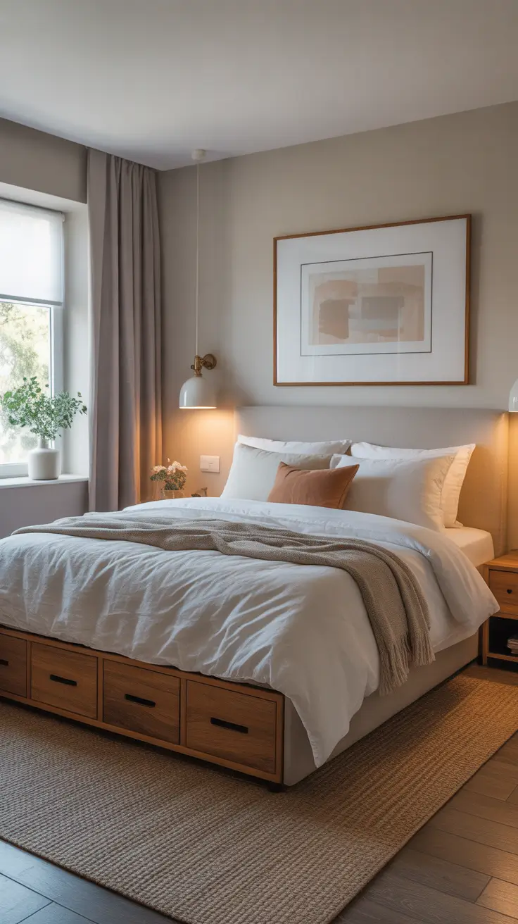 Tiny Bedroom Ideas 2026 Queen Bed In A Tiny Bedroom Smart Styling Tips