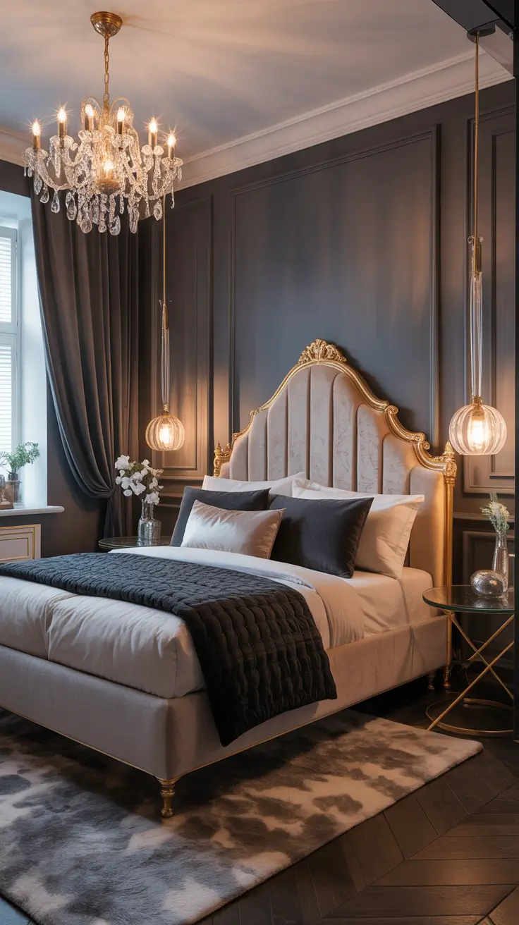 Tiny Bedroom Ideas 2026 Dark Luxe Tiny Bedroom Ideas