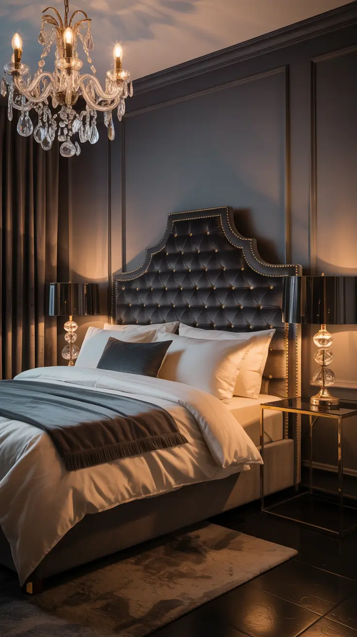 Tiny Bedroom Ideas 2026 Dark Luxe Tiny Bedroom Ideas