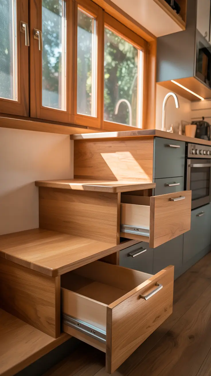 Tiny Kitchen Ideas 2026 Stairs Integrated Kitchen Spaces For Micro Homes