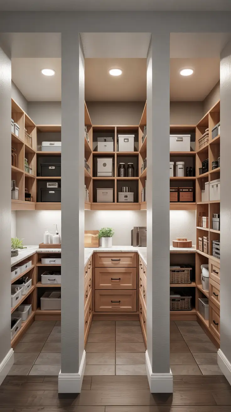 Walk in pantry ideas 2026 Choosing The Right Walk-In Pantry Size For Your Home