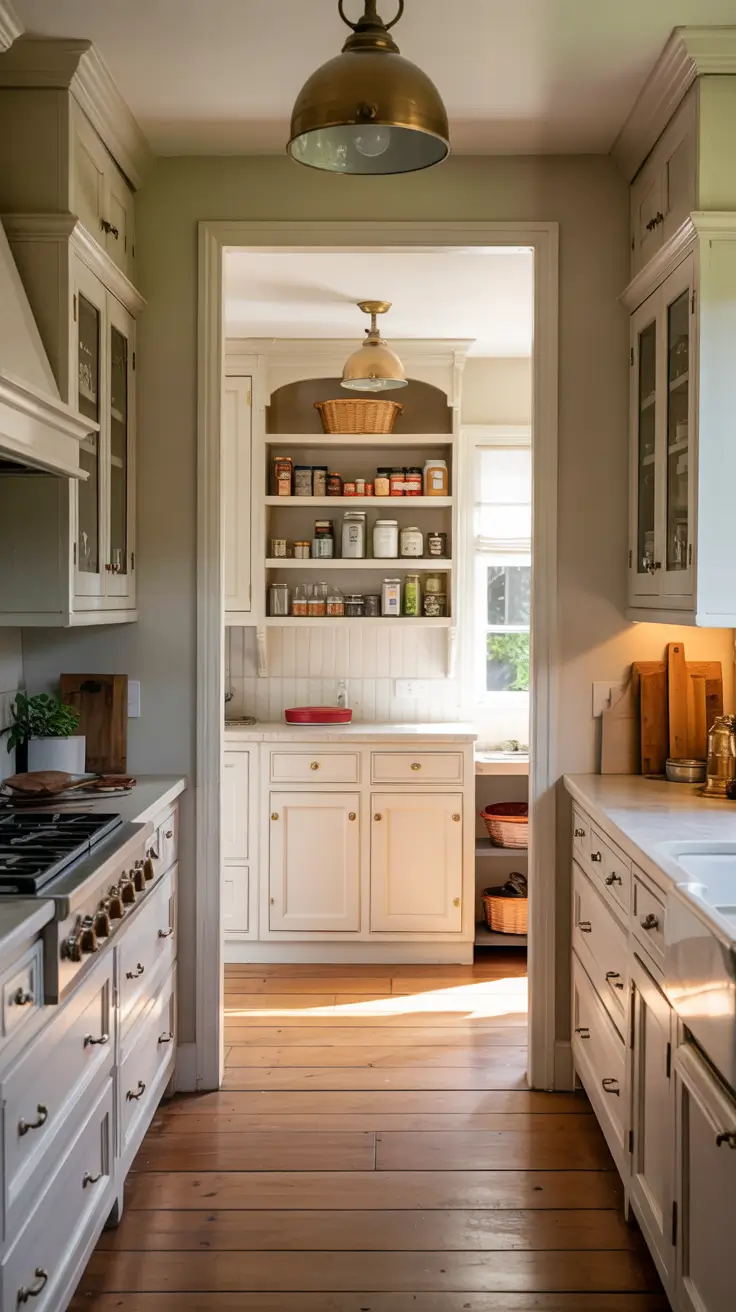 Walk in pantry ideas 2026 Kitchen And Walk-In Pantry Flow Seamless Everyday Movement