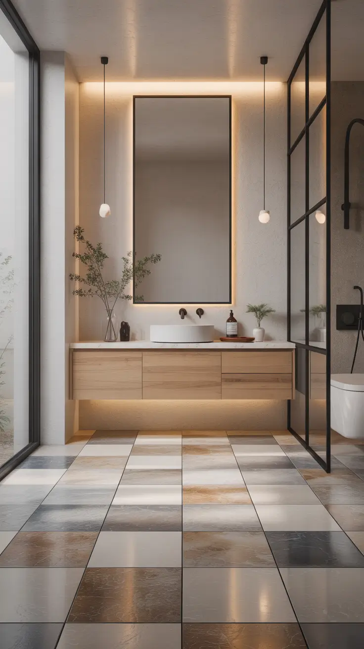 Bathroom floor tile ideas 2026 Flooring Trends That Elevate Modern Bathroom Style