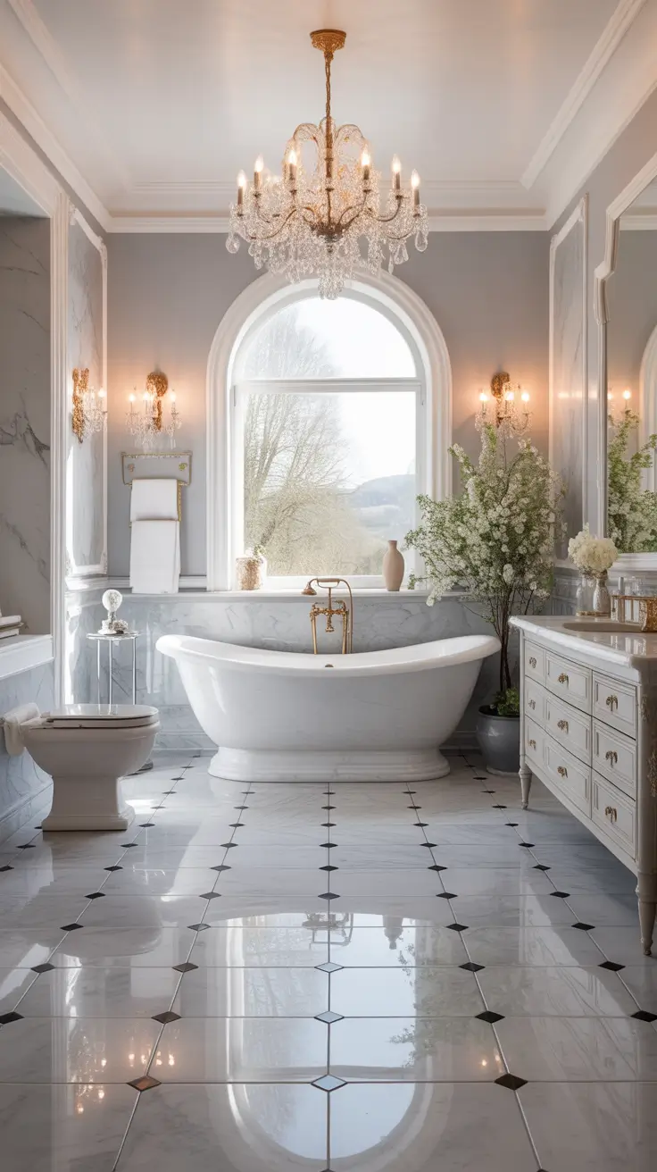 Bathroom Floor Tile Ideas 2026 Marble Tile Inspirations For Timeless Elegance