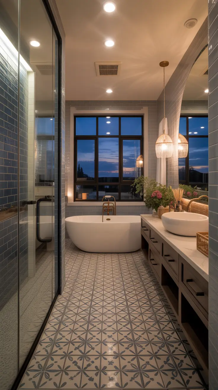 Bathroom Floor Tile Ideas 2026 Master Baths Enhanced With Trend-Forward Tile Ideas