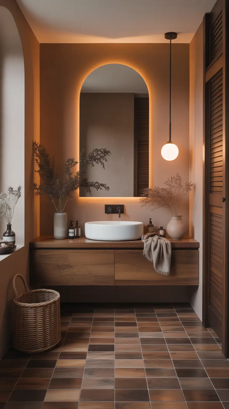 Bathroom Floor Tile Ideas 2026 Wooden Tile Inspirations Bringing Natural Warmth Indoors