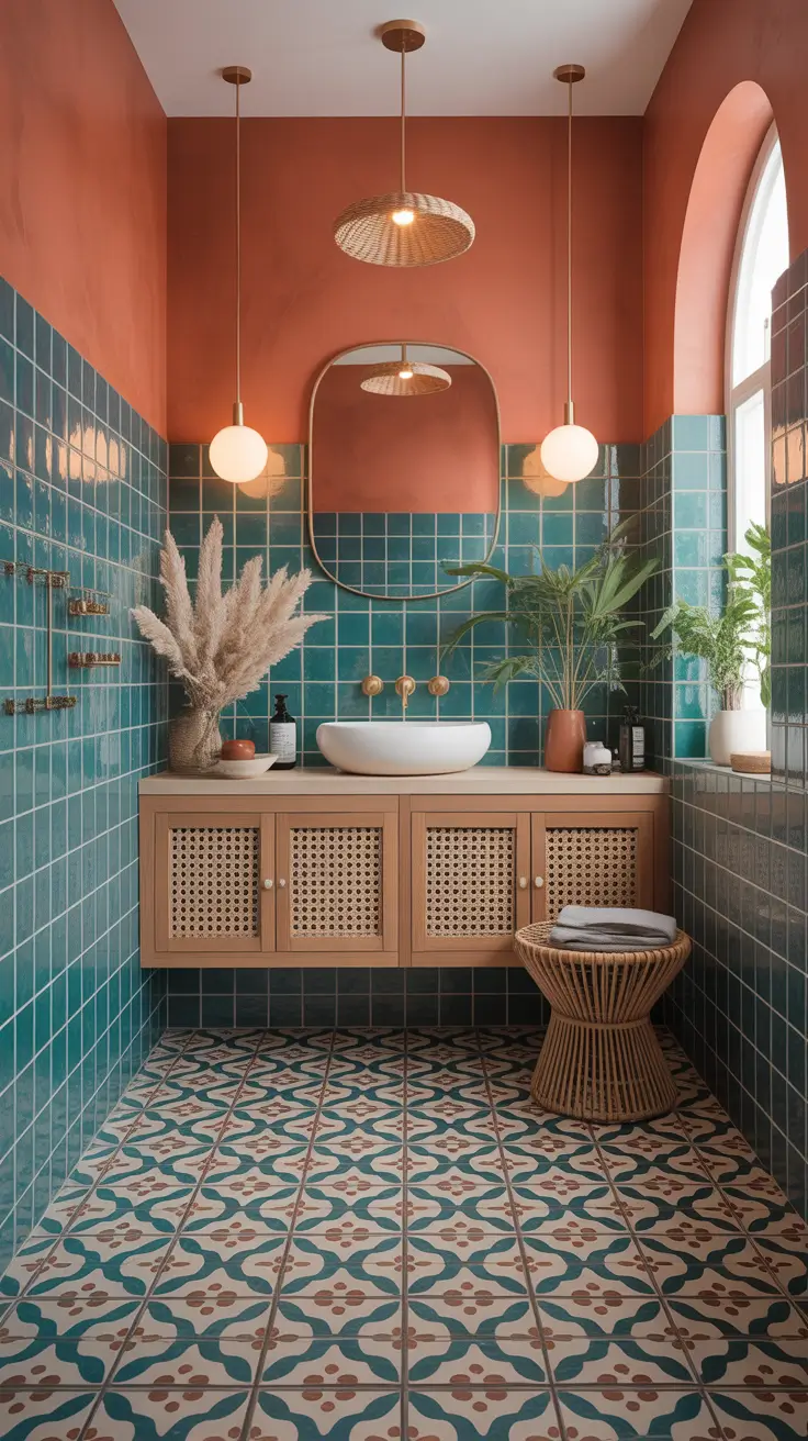 Bathroom Floor Tile Ideas 2026 Patterned Tile Trends Adding Personality To Bathrooms