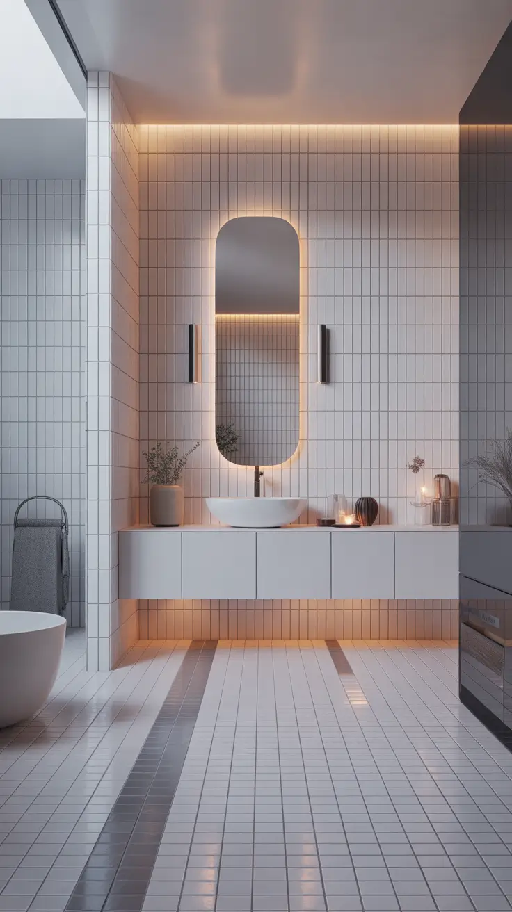 Bathroom floor tile ideas 2026 Wall-To-Floor Tile Designs For Seamless Flow