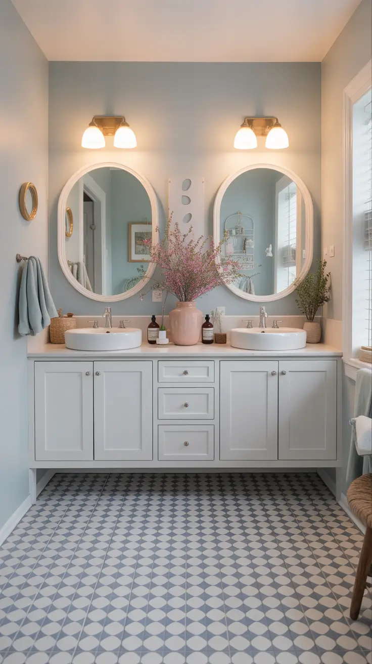 Bathroom floor tile ideas 2026 Jack-And-Jill Bathroom Floor Concepts To Refresh Shared Spaces