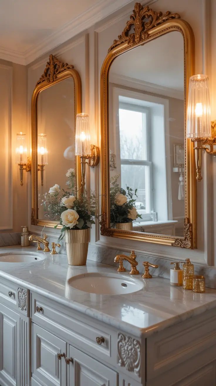 Bathroom Mirrors Ideas 2026 Gold Mirrors For Warm Glam