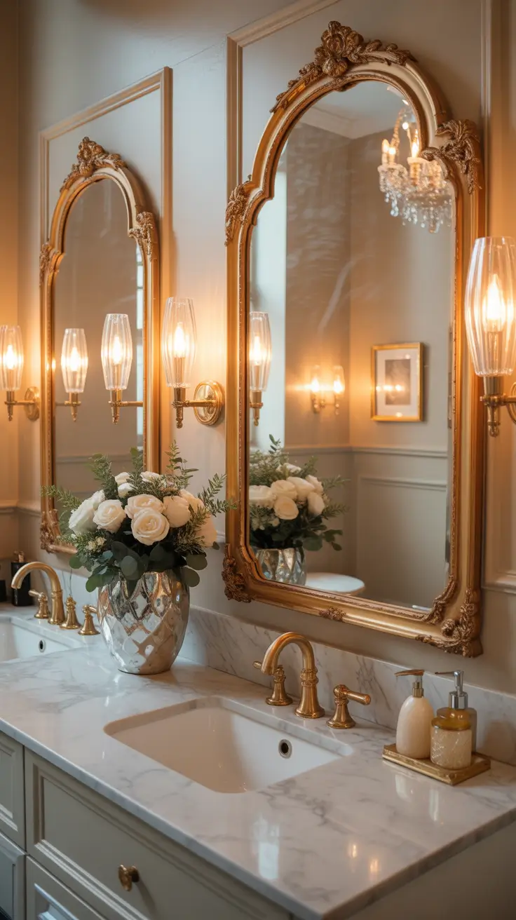 Bathroom Mirrors Ideas 2026 Gold Mirrors For Warm Glam