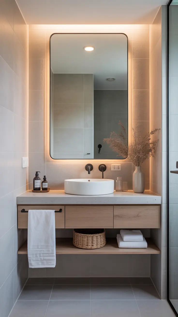 Bathroom Mirrors Ideas 2026 Mirrors With Shelf Under