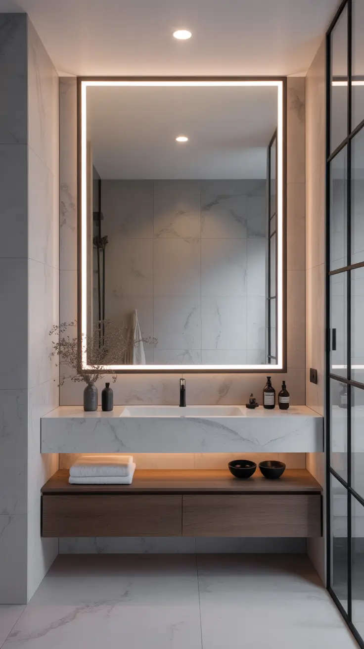 Bathroom Mirrors Ideas 2026 Frameless Mirrors With Sleek Appeal