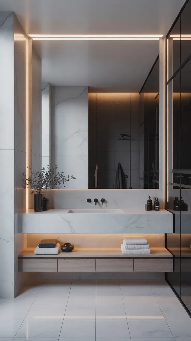 Bathroom Mirrors Ideas 2026 Frameless Mirrors With Sleek Appeal