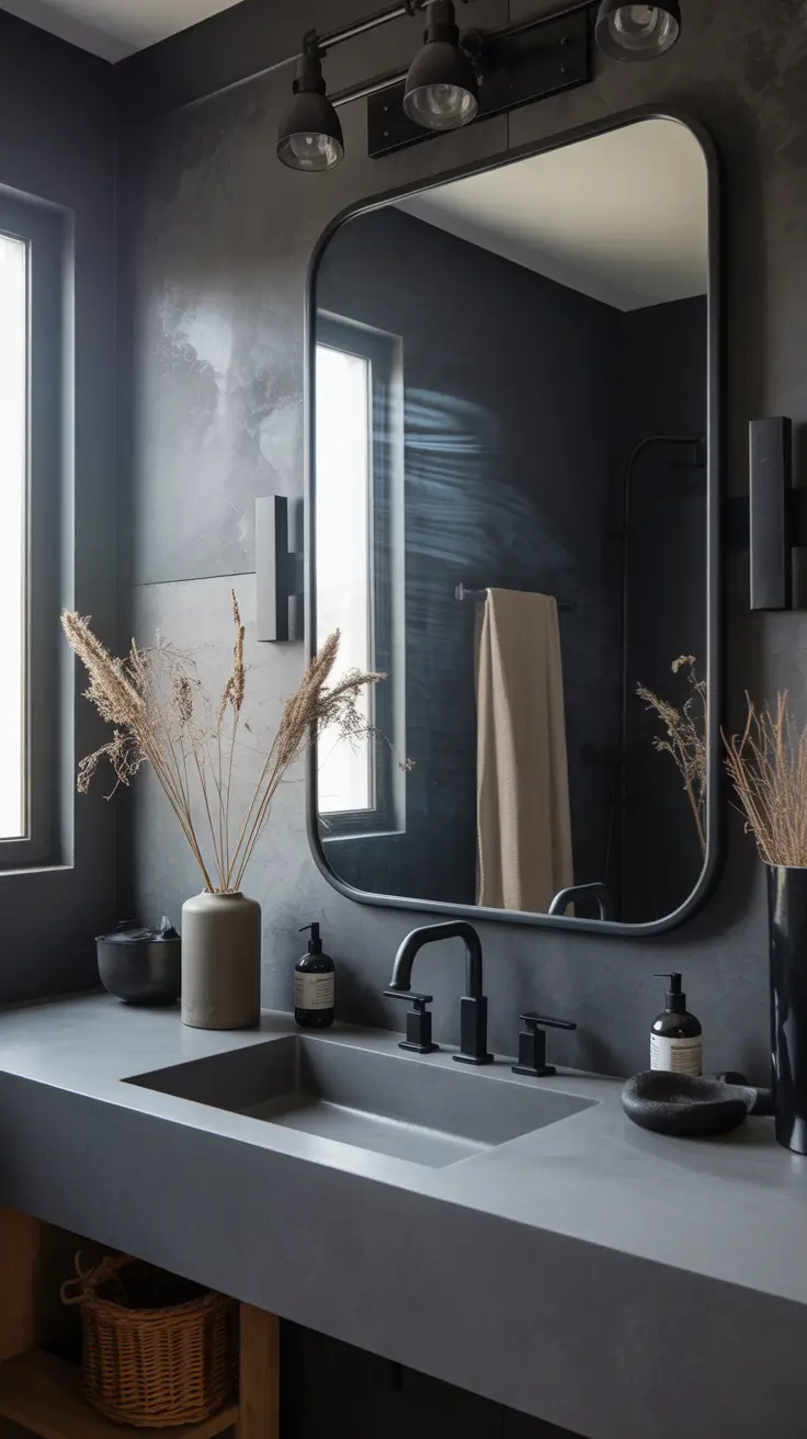 Bathroom Mirrors Ideas 2026 Black Mirrors For Bold Contrast