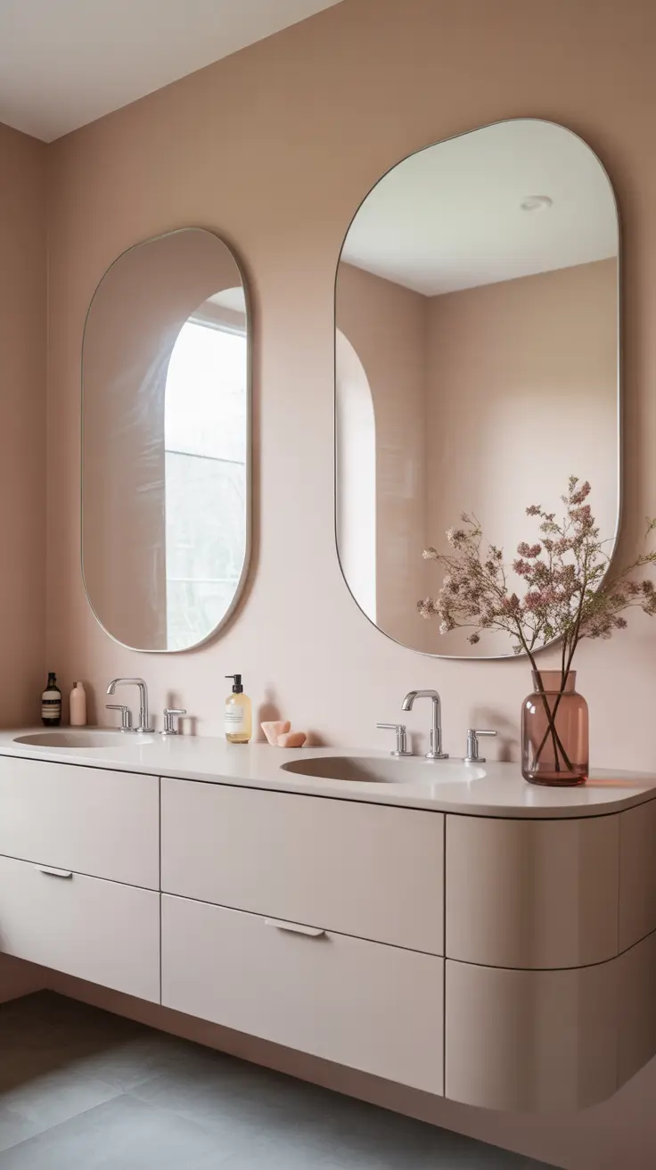 Bathroom Mirrors Ideas 2026 Oval Mirrors With Soft Lines