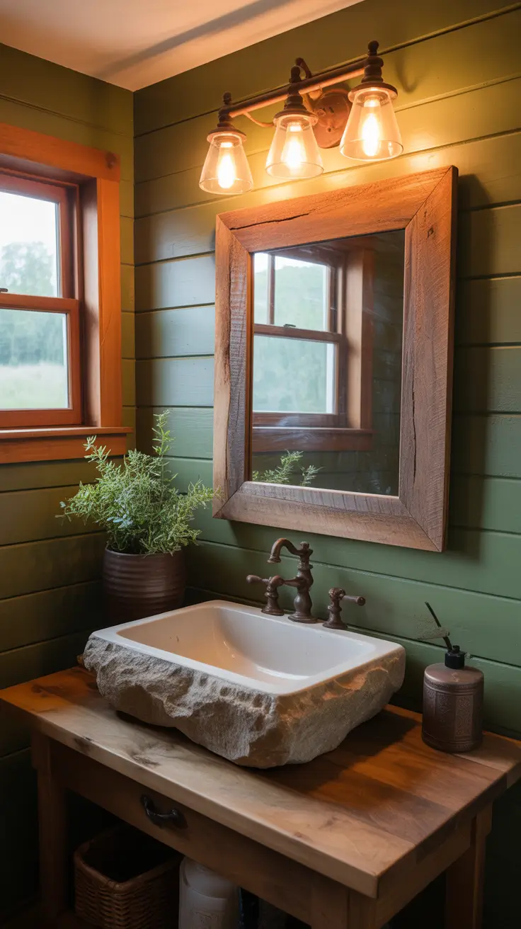 Bathroom Mirrors Ideas 2026 Rustic Mirrors With Natural Charm