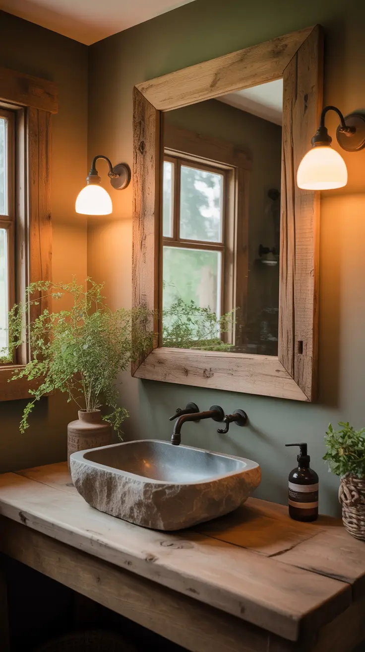 Bathroom Mirrors Ideas 2026 Rustic Mirrors With Natural Charm