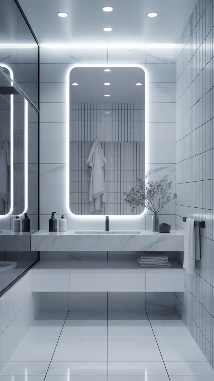Bathroom Mirrors Ideas 2026 LED Mirrors With Clean Glow