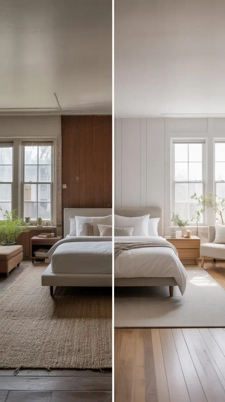 Bedroom renovation ideas before after transformation